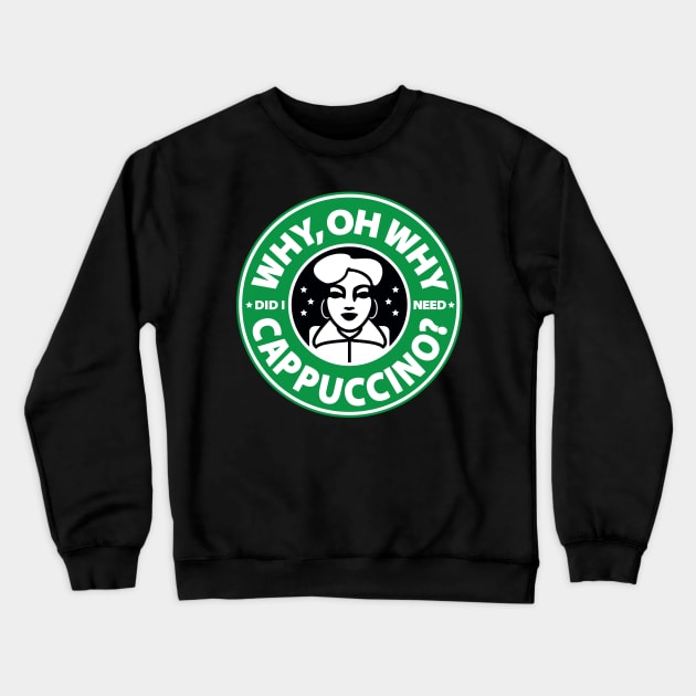 Cappuccino Crewneck Sweatshirt by DIGABLETEEZ